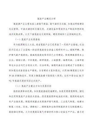氢能产业概况分析.docx