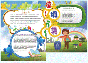 垃圾分类保护环境小报.docx
