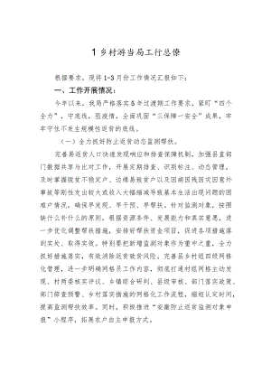 县乡村振兴局工作总结.docx