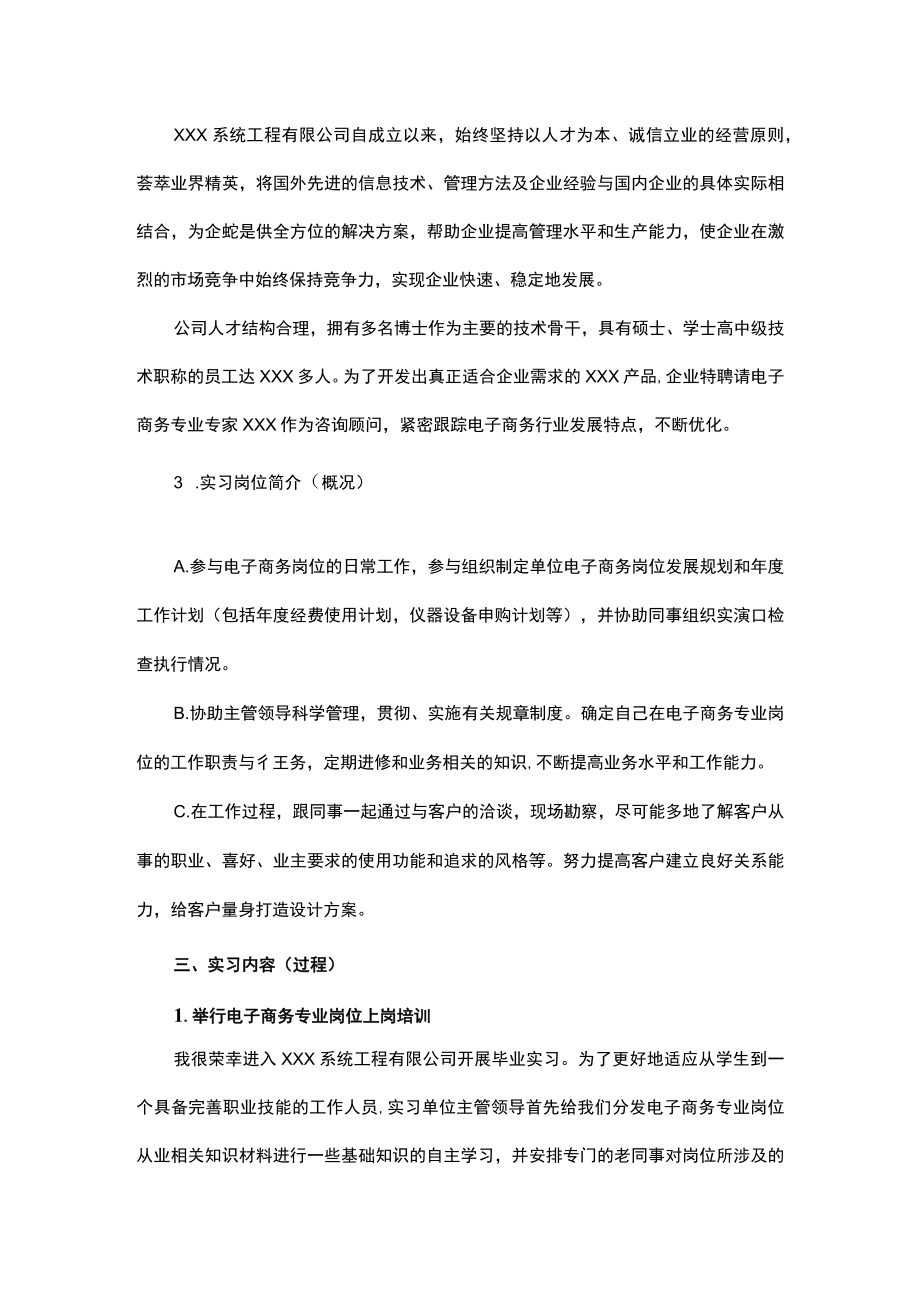 电子商务专业的实习报告.docx_第3页