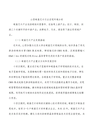 山西碳基芯片行业宏观环境分析.docx