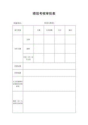 绩效考核审批表.docx