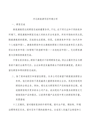 河北新能源项目环境分析.docx