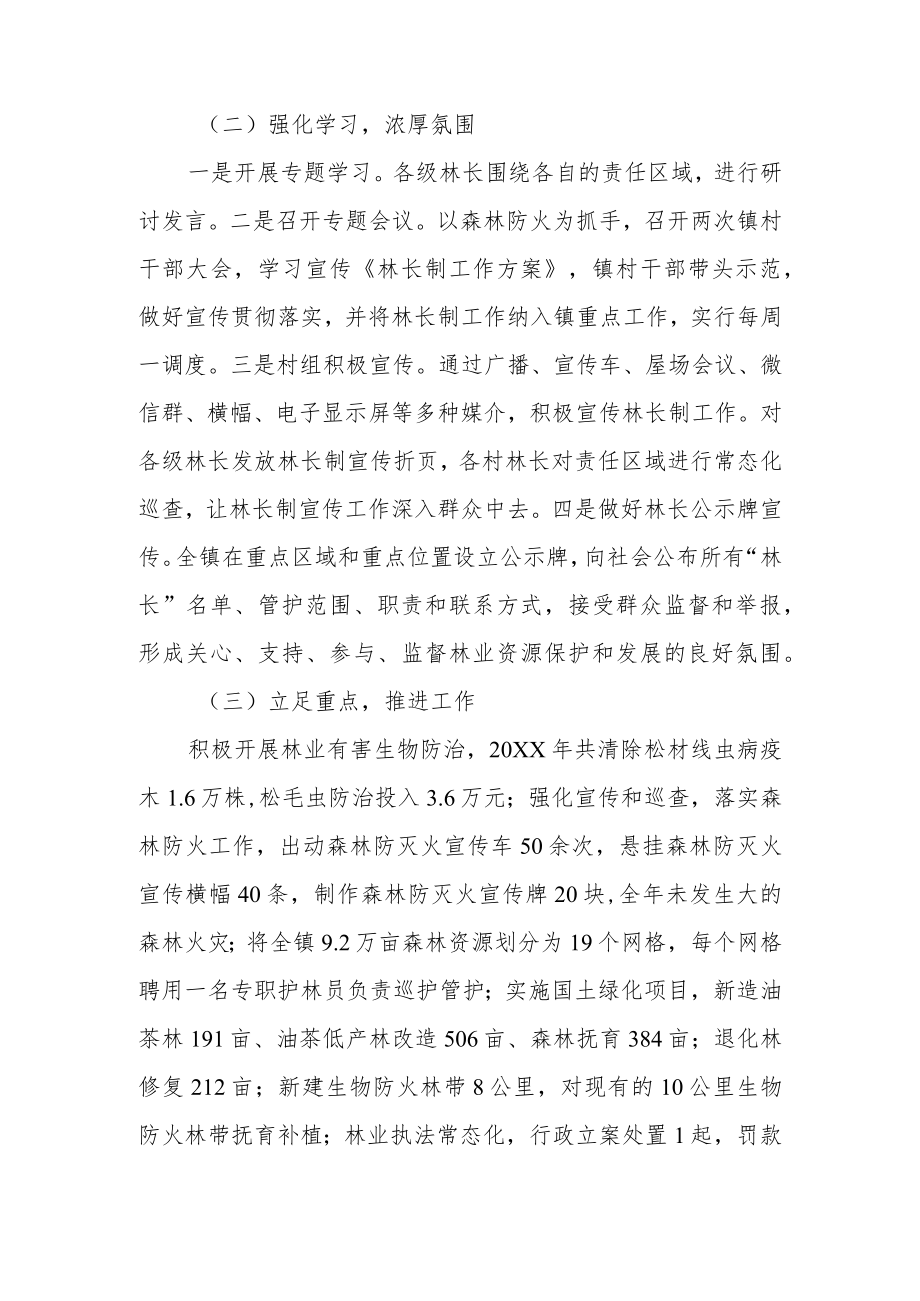 XX市XX镇林长制工作述职报告.docx_第2页