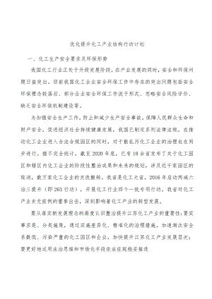 优化提升化工产业结构行动计划.docx