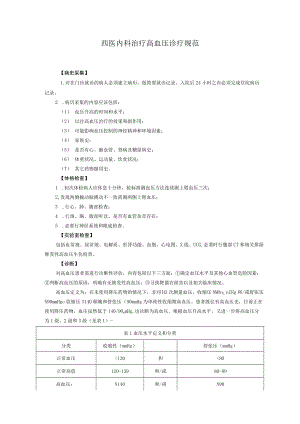 西医内科治疗高血压诊疗规范.docx