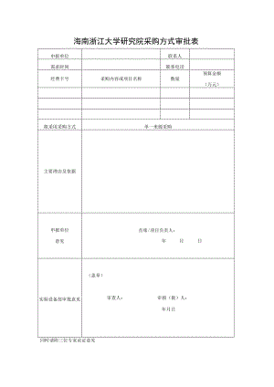 政府采购非公开招标采购方式审批表.docx