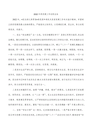 2022年局党建工作述职总结.docx