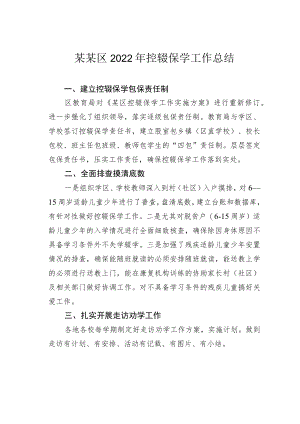 某某区2022年控辍保学工作总结.docx