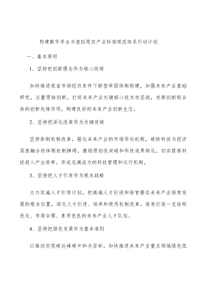构建数字孪生与虚拟现实产业标准规范体系行动计划.docx