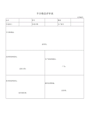 不合格品评审表.docx