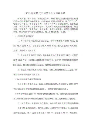 2022年天然气公司维修员个人年终总结.docx