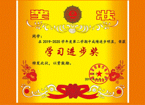 C学习进步奖（可编辑-立即打印）.docx