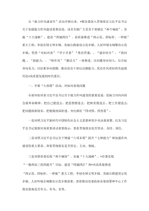 镇党委2022年“能力作风建设年”活动开展情况汇报(1).docx