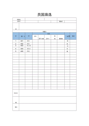 员工考核登记表.docx