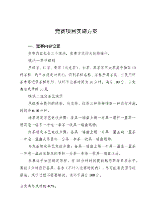 竞赛项目实施方案.docx