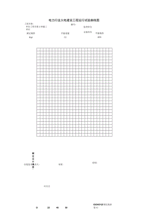 电力行业火电建设工程运行试验曲线图.docx