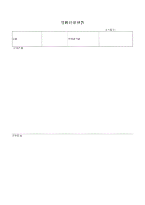 管理评审报告.docx