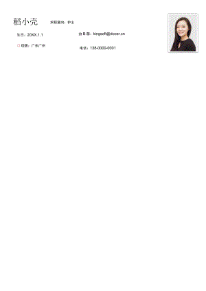 医院护士求职简历.docx