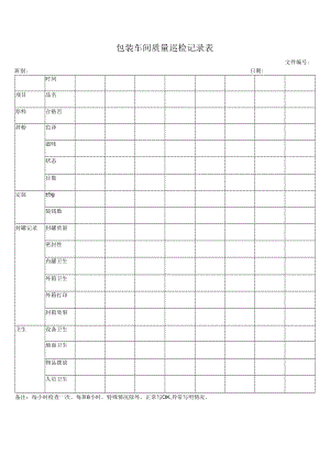 包装车间质量巡检记录表.docx