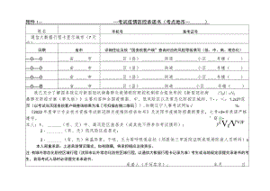 考试疫情防控承诺书考点地市.docx