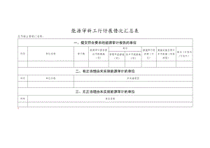 能源审计工作开展情况汇总表.docx