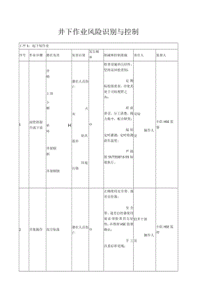 井下作业风险识别与控制.docx
