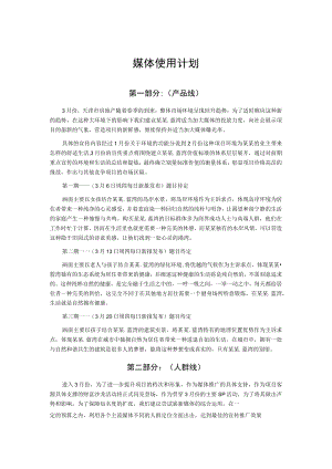 媒体使用计划.docx