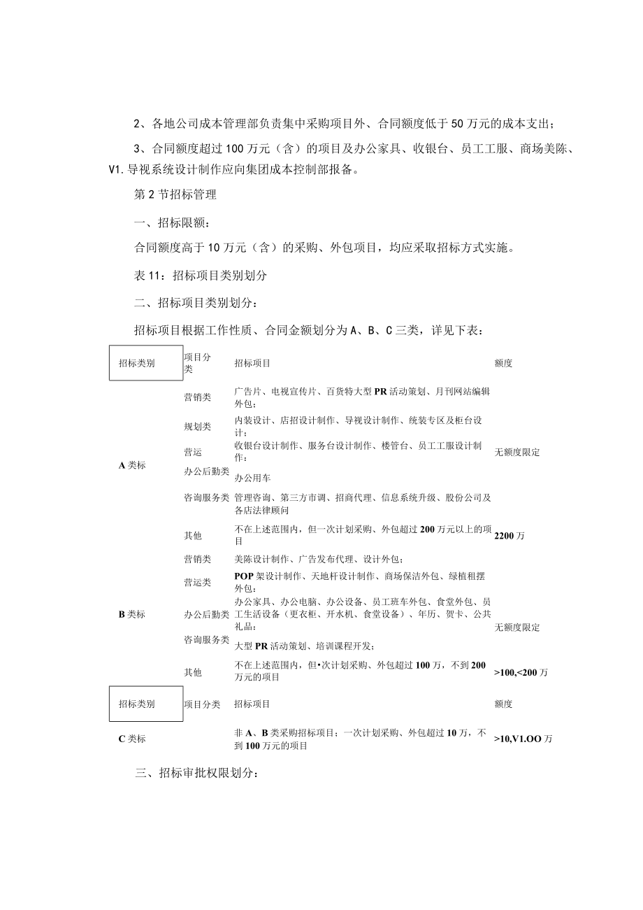 制度范文集锦--百货集团股份公司成本管理制度.docx_第2页