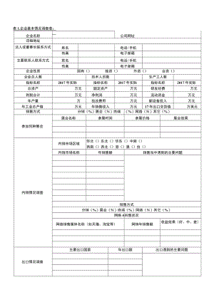 表企业基本情况调查表.docx