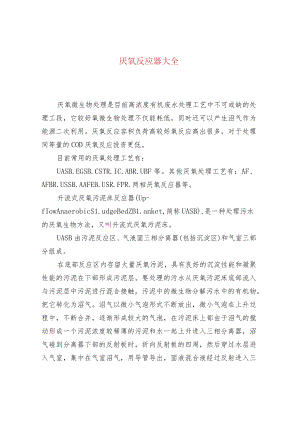 厌氧反应器大全.docx
