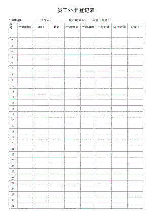 员工外出登记表.docx