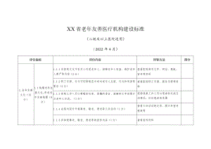 老年友善医疗机构建设标准（二级及以上医院适用）.docx