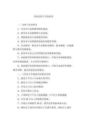 学校名师工作坊职责.docx