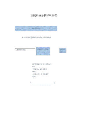 医院科室急救呼叫流程.docx
