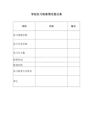 学校实习检查表.docx