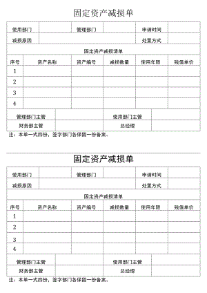 固定资产减损单.docx