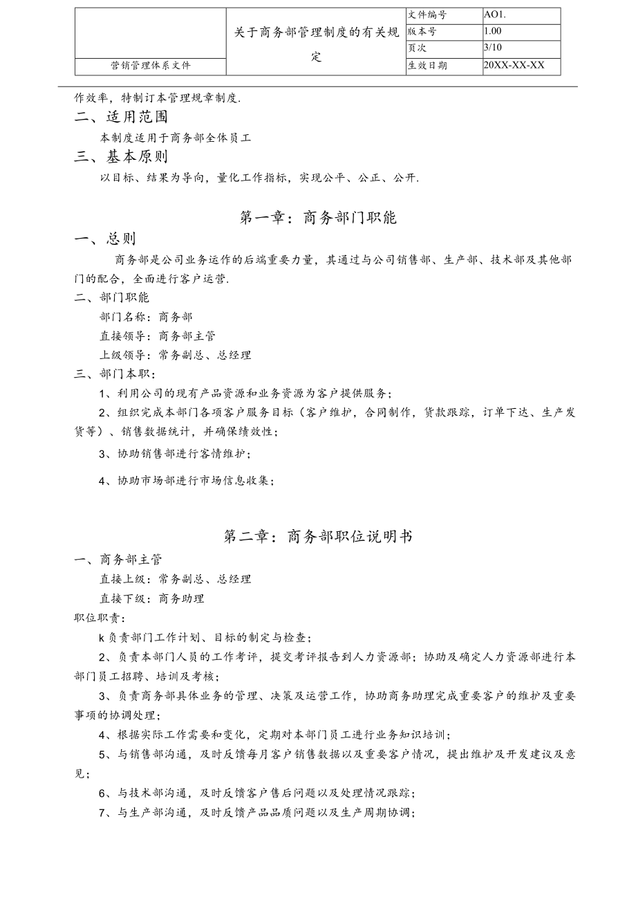 企业工厂商务部运作方案范文模板.docx_第3页