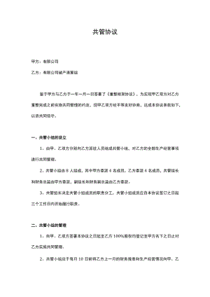 共管协议.docx