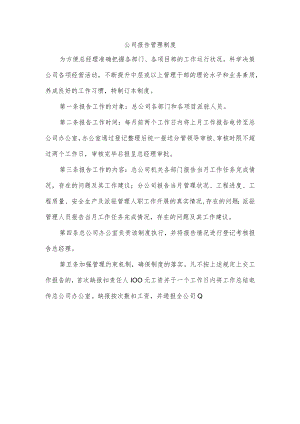 公司报告管理制度.docx