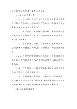 工厂锅炉事故现场处置方案员工应急处置.docx
