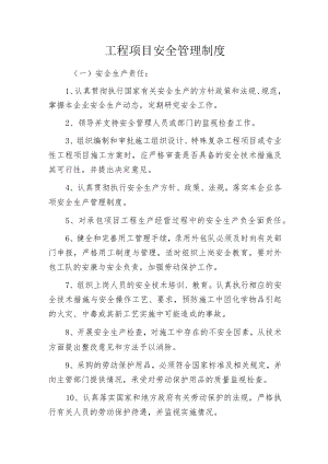工程项目安全管理制度.docx