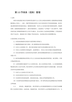 招商过程管理规定 招商部规章制度 招商管理制度及流程 综合体招商模板.docx