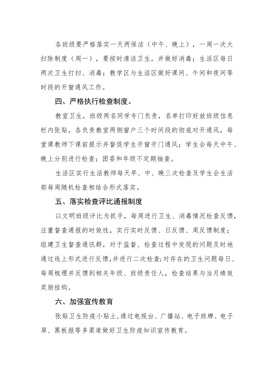 学校防控新冠肺炎疫情环境卫生检查通报制度.docx_第2页