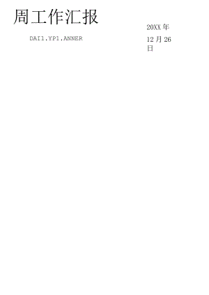 黑白周工作汇报表.docx