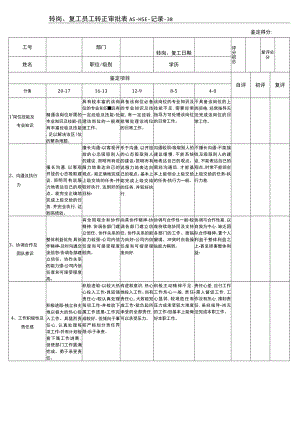 转岗、复工员工转正审批表.docx