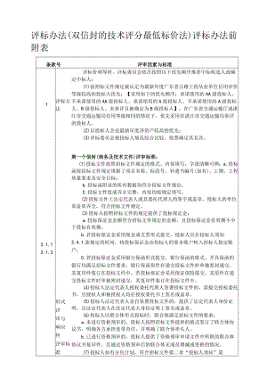 评标办法双信封的技术评分最低标价法.docx