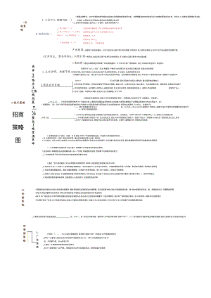 招商策略图 招商过程操作要点 招商部绩效考评制度 招商管理 项目模板.docx