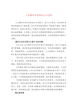 工业循环水处理运行全过程.docx