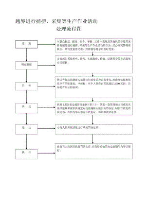 越界进行捕捞、采集等生产作业活动处理流程图.docx